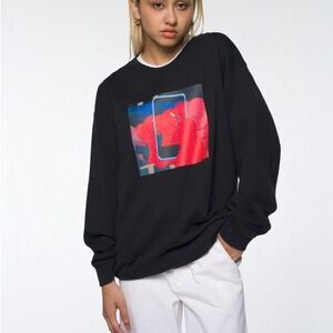 KAWS + Warhol x UNIQLO 2024 Crewneck Sweatshirts Adult Size M